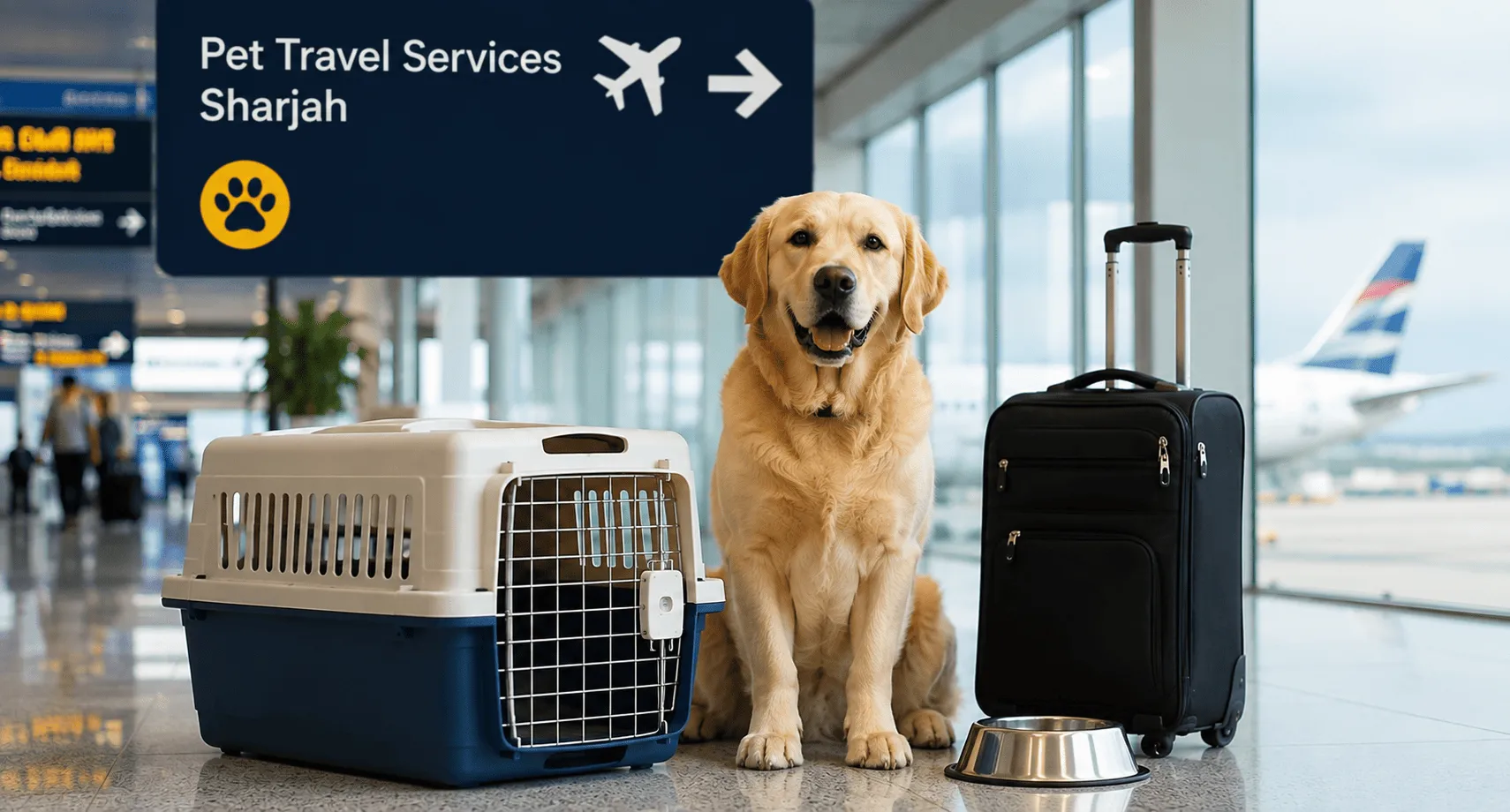 Pet travel services in sharjah