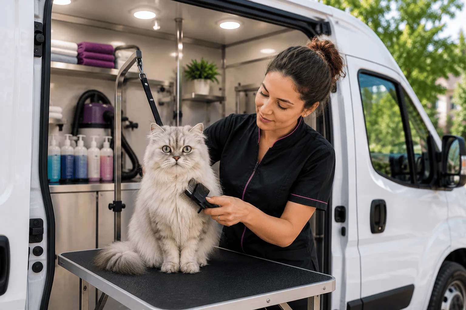 Mobile Cat Grooming Dubai
