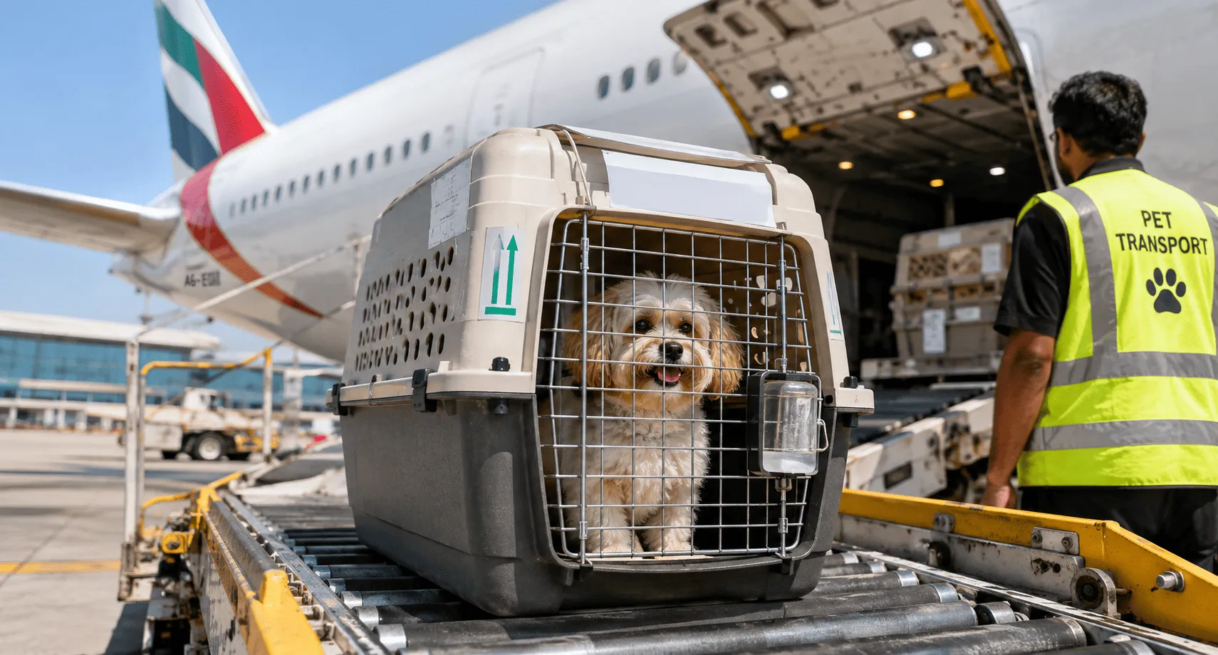 Pet transport front one country to other in dubai